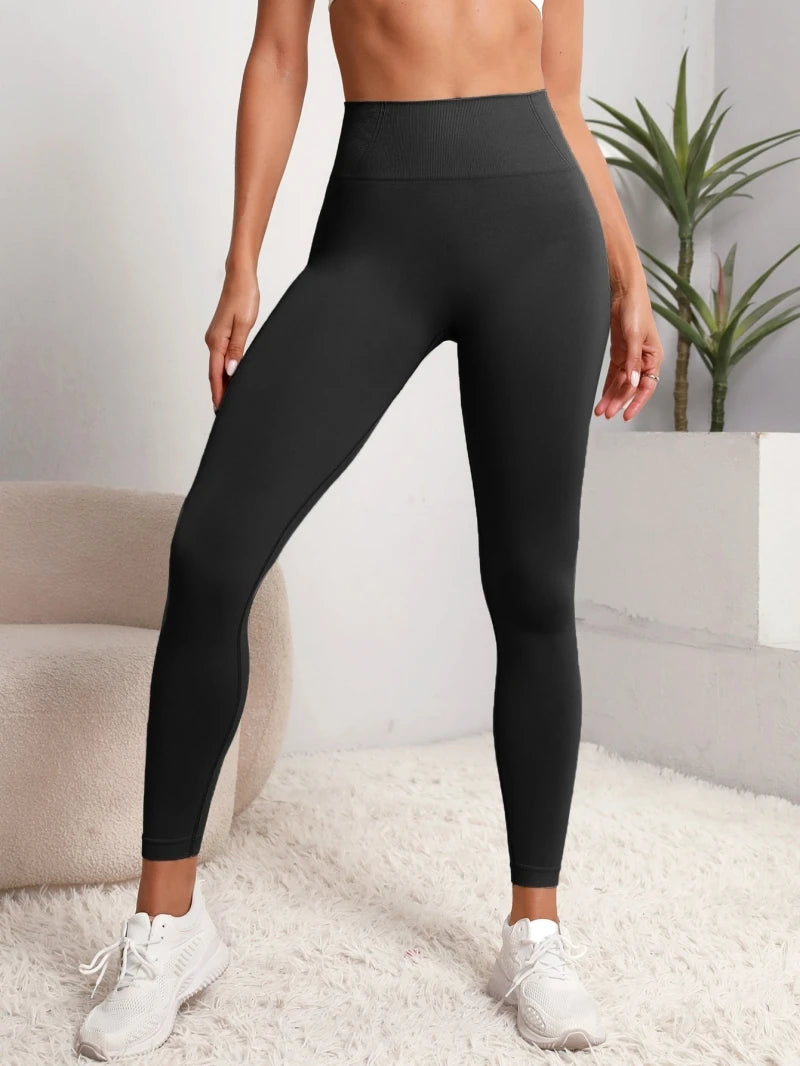 Legging Sem Costura Feminina: Cintura Alta e Secagem Rápida!