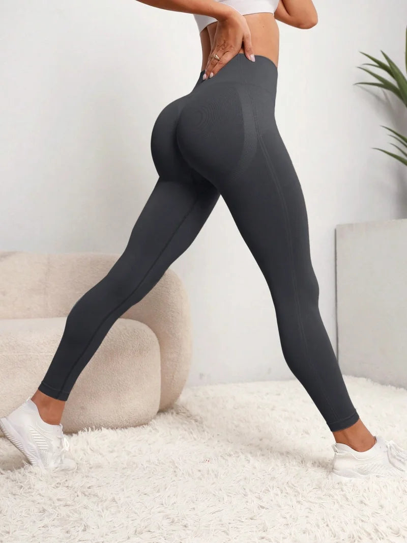 Legging Sem Costura Feminina: Cintura Alta e Secagem Rápida!