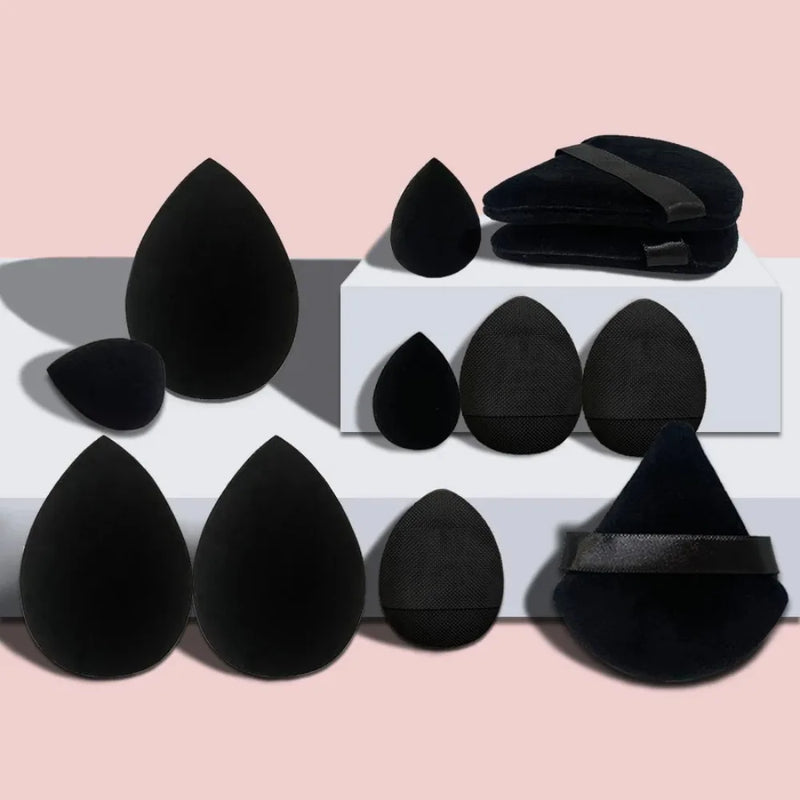 Kit com 12 Esponjas de Maquiagem Macias – Beauty Blender para Base, Pó e Corretivo