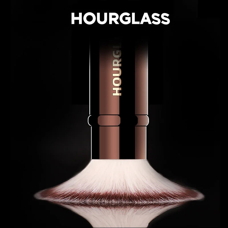 Pincéis de Maquiagem Hourglass para Rosto e Olhos – Pó, Base, Corretivo, Blush, Sombra e Contorno